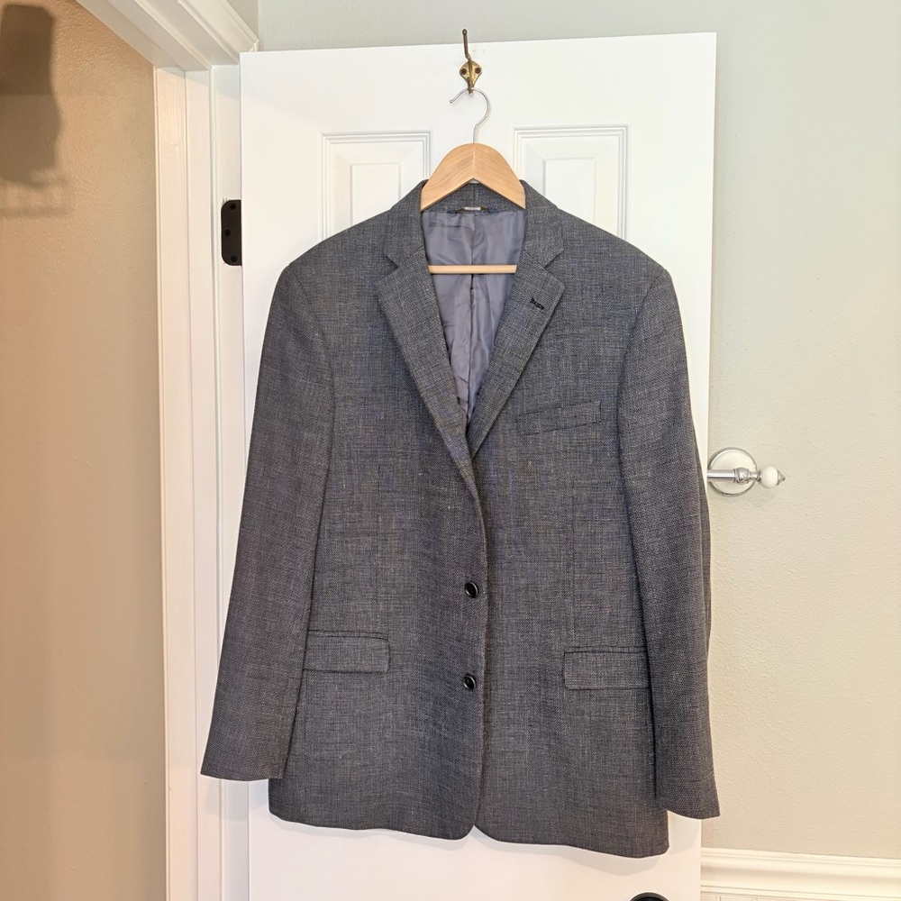 Brooks Brothers Regent Fit Blazer Men’s 44R Wool Linen Blend